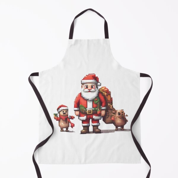 Item preview, Pixel Art Christmas Santa designed and sold by ARIUSTR.