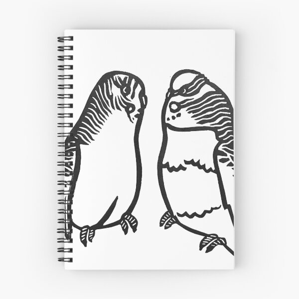 Item preview, Budgies in love designed and sold by studiomalu.