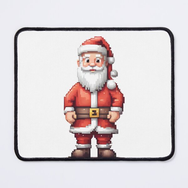 Artikelvorschau, Pixel Art Weihnachtsmann entworfen und verkauft von ARIUSTR.