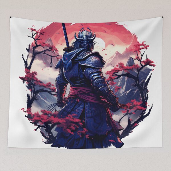 Item preview, Blue Eye Samurai - Japanese Anime Art designed and sold by Fantasy Masterpiece.