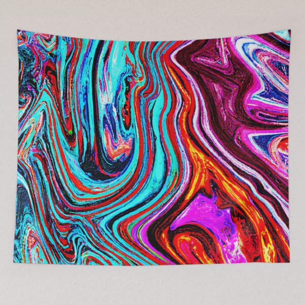 Item preview, Vibrant Dynamic Hues Abstract Pattern designed and sold by Health And Fitness Posts e-Store.