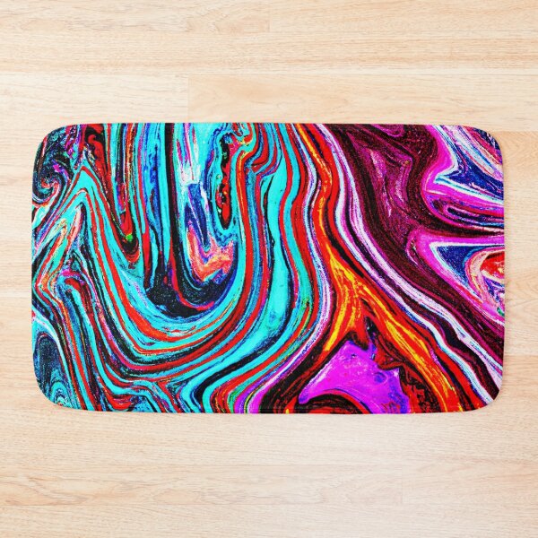Item preview, Vibrant Dynamic Hues Abstract Pattern designed and sold by Health And Fitness Posts e-Store.