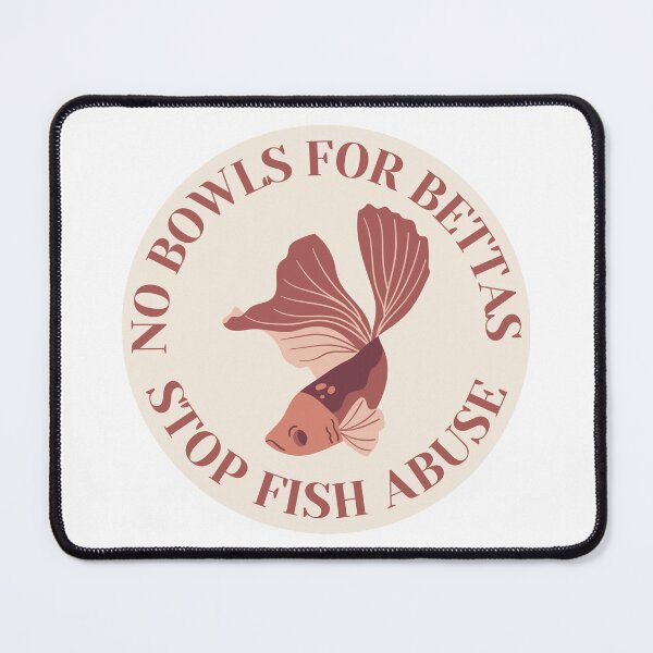 Item preview, No Bowls For Bettas Red Orange Design designed and sold by CarefulCreation.