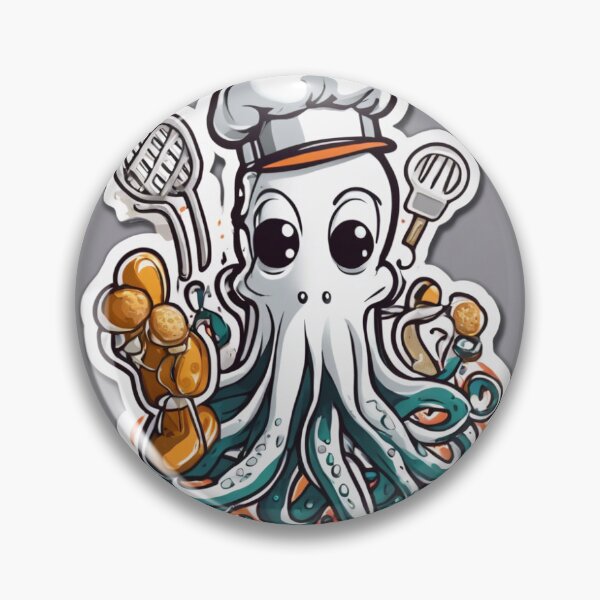Item preview, Pastry Chef Hubert, the octopus designed and sold by kulAnimalClub.