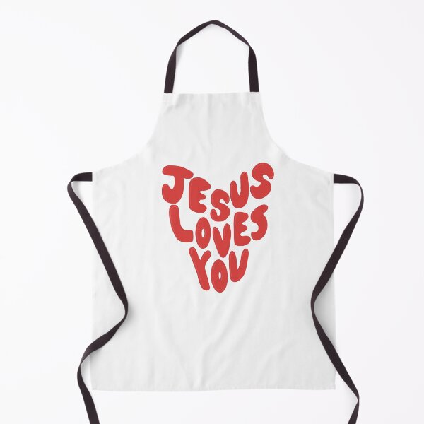 Item preview, Jesus Loves You Red Heart designed and sold by coastal collective.