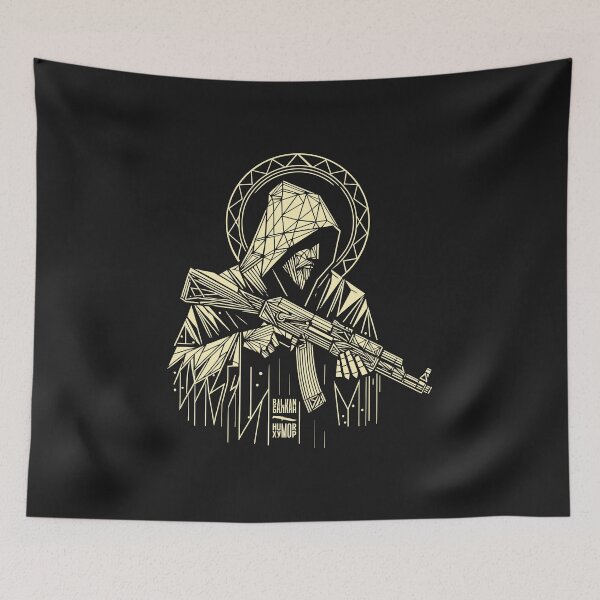 Item preview, Balkan Saint with AK-47 designed and sold by mevvo.