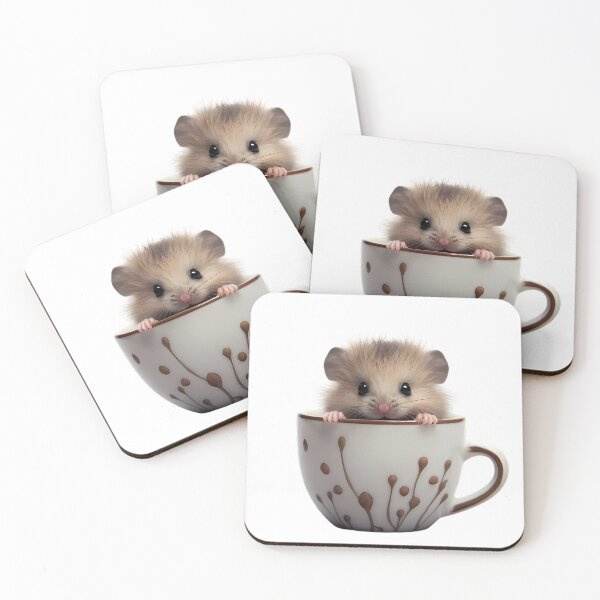Item preview, Cute Mouse in a Coffee Mug designed and sold by Lumora.Studio.