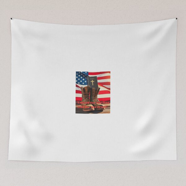 Item preview,  "I stand for the flag and for the cross" designed and sold by Mabedi.