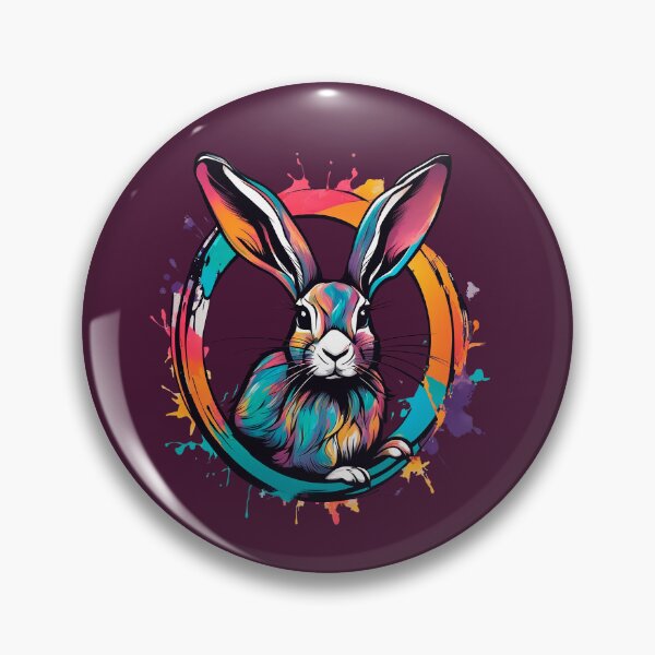 Item preview, abstract rabbit designed and sold by D-dreams.