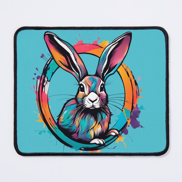Item preview, abstract rabbit designed and sold by D-dreams.