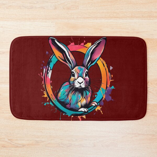 Item preview, abstract rabbit designed and sold by D-dreams.