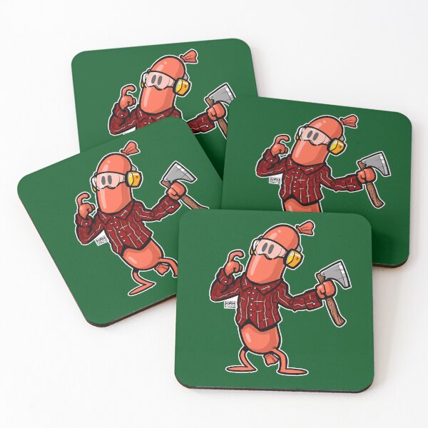 Item preview, Lumberjack Weiner Doodle designed and sold by MrHinkleDraws.