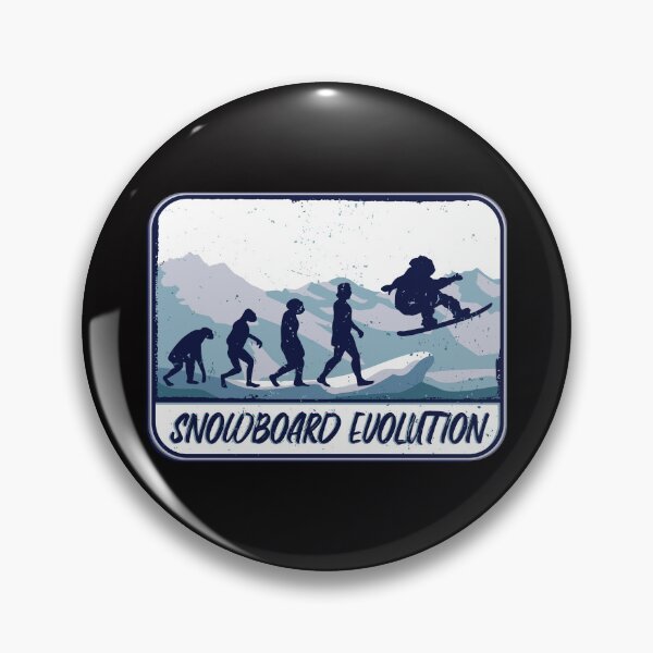 Item preview, Snowboard Evolution Snowboarder Winter Snowboarding Gift designed and sold by DrawHandArt.