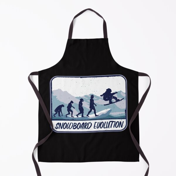 Item preview, Snowboard Evolution Snowboarder Winter Snowboarding Gift designed and sold by DrawHandArt.