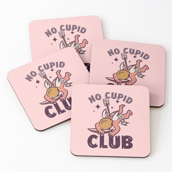 Item preview, No Cupid Club Anti-Valentine's Rebel designed and sold by ElLocoMus.
