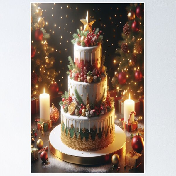 Christmas stickers for kids | Winter cake (2929303)