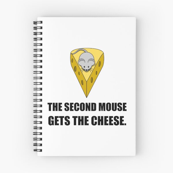 Item preview, Second Mouse Gets Cheese Cartoon designed and sold by TheBestStore.
