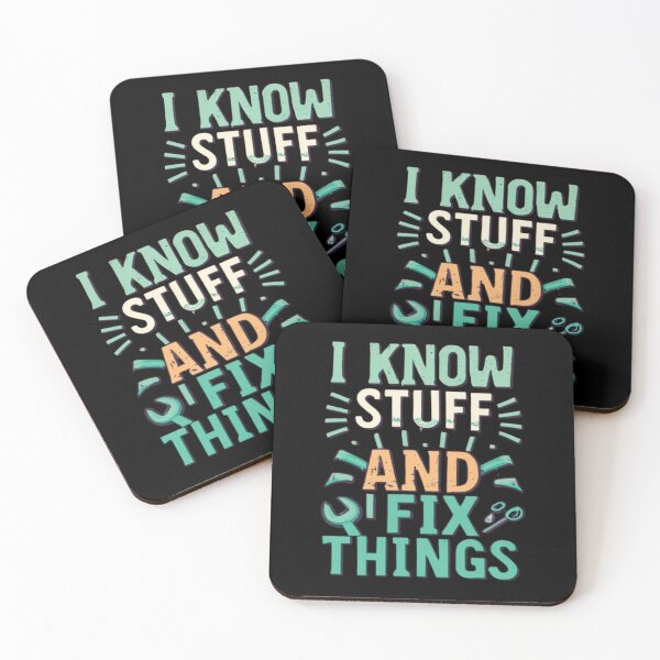 Item preview, I know Stuff and I fix things designed and sold by UrbanGraphixs.