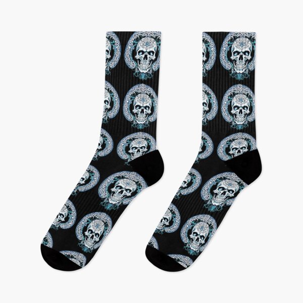 Item preview, Walhalla Celtic Skulls Spiritual Mythology designed and sold by PugD.