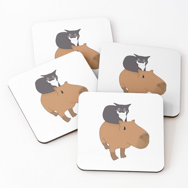 Item preview, Maxwell the Cat and Capybara Meme designed and sold by Zack's Snacks.