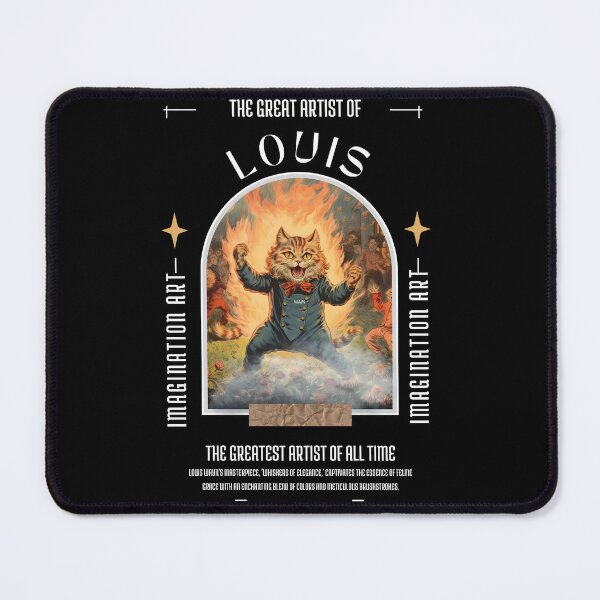 Item preview, Louis Wain Schizophrenia Cat Painting For Cat Lovers designed and sold by Petsthetic.