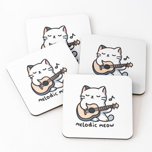 Item preview, Cat Playing Guitar Melodic Meow designed and sold by UmbrellaStudio1.