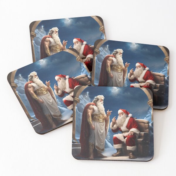 Item preview, Zeus and Santa Claus designed and sold by PoseidonsProv.