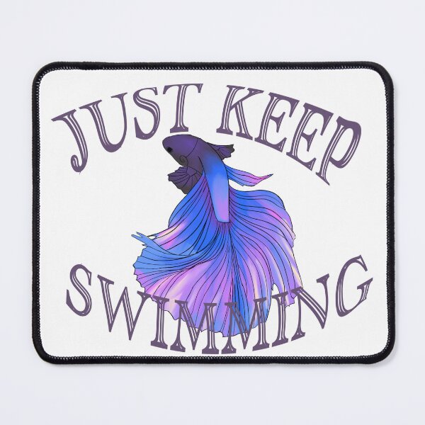 Item preview, Just keep swimming betta designed and sold by Fluffy1810.
