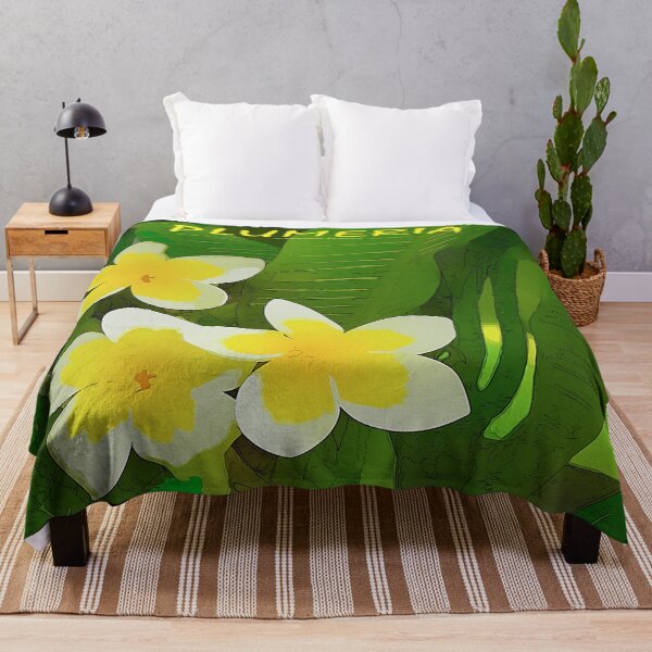 Artikelvorschau, Plumeria-Blumenplakat entworfen und verkauft von Randall Bennett.