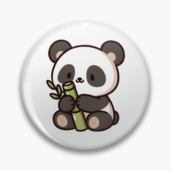 Item preview, Panda Cub with Bamboo Snack designed and sold by UmbrellaStudio1.