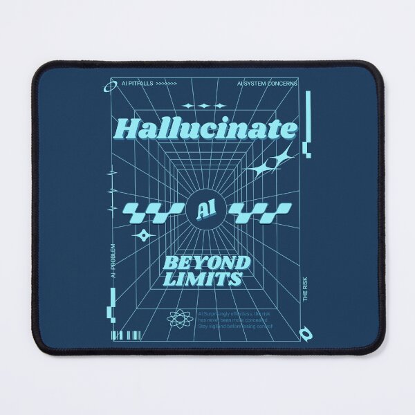 Item preview, Hallucinate AI Funny AI Singularity Conspiracy Theory designed and sold by nicksvp.