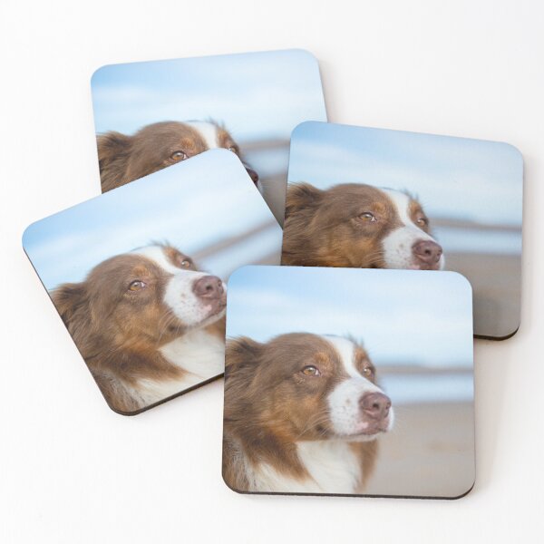 Item preview, Australian Shepherd Dog OnThe Beach designed and sold by TheAnimalZ00.