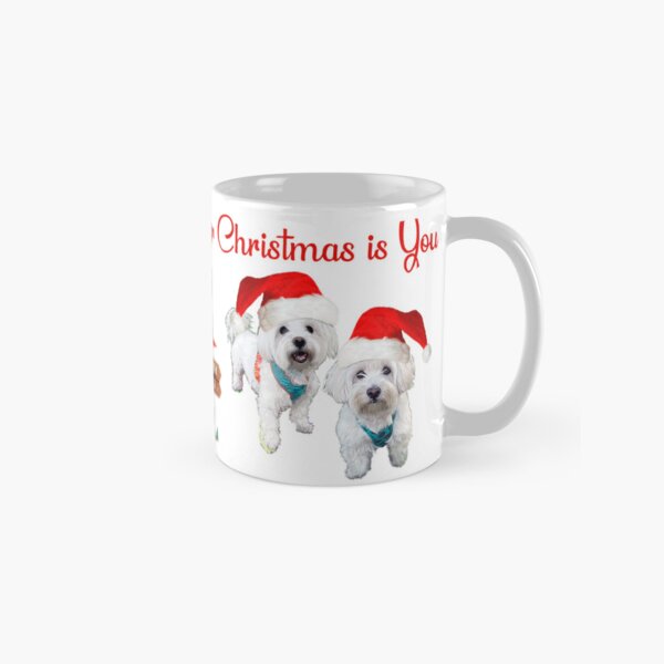 Item preview, Christmas with Bichons designed and sold by Art13jenn.