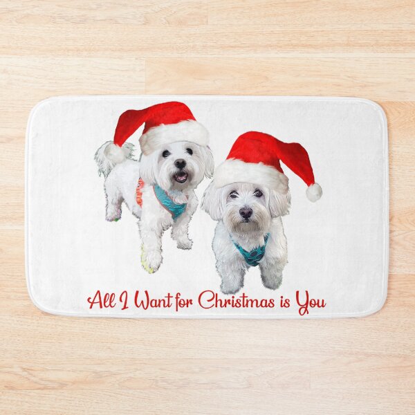 Item preview, Christmas with Bichons designed and sold by Art13jenn.