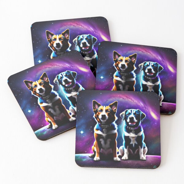 Item preview, Dogs in space designed and sold by Flowerslaps.