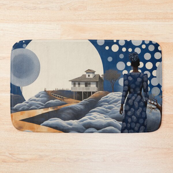 Item preview, Woman In a Blue of Night designed and sold by DesignVistaHub.