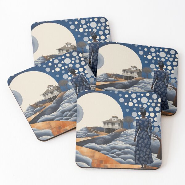 Item preview, Woman In a Blue of Night  designed and sold by DesignVistaHub.