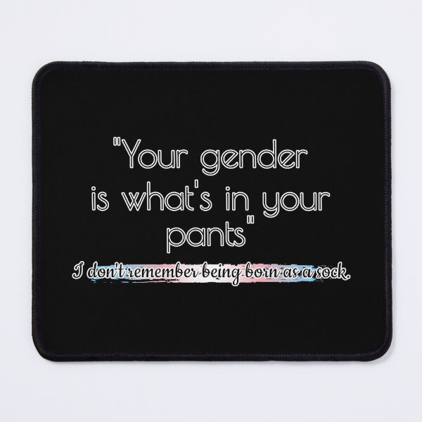 Item preview, FTM trans packer joke, LGBT pun designed and sold by CrunchyCableStudio.