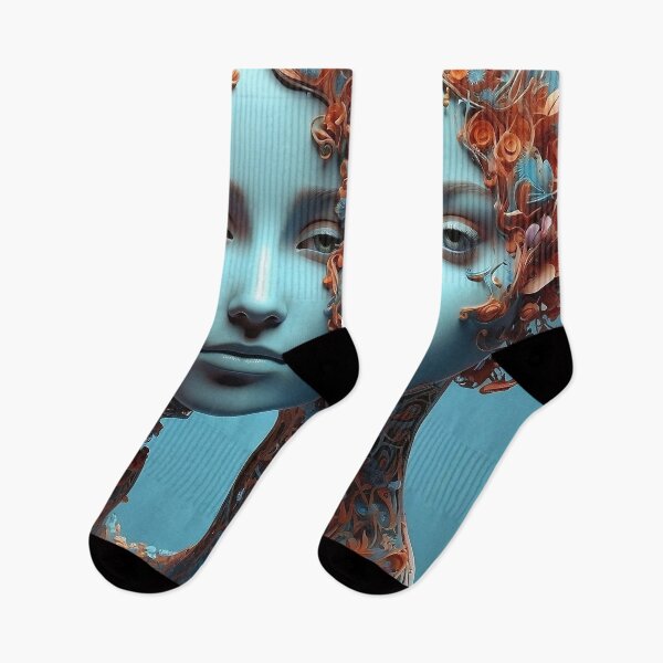 Item preview, A Fractal Portrait of Twins. designed and sold by nyathiwa.