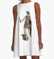 Vestido acampanado Greek God