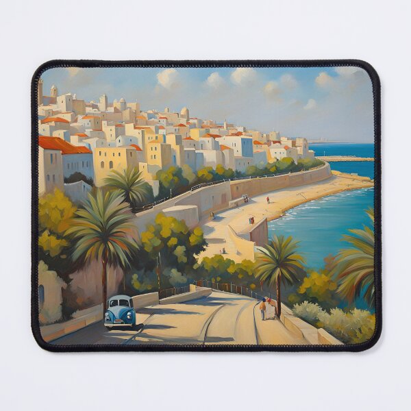 Item preview, Painting of Tel Aviv-Yafo Israel Skyline designed and sold by galactify.