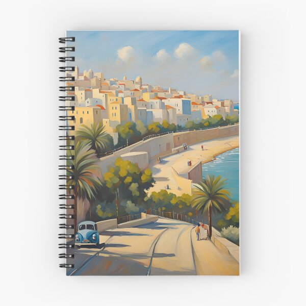 Item preview, Painting of Tel Aviv-Yafo Israel Skyline designed and sold by galactify.