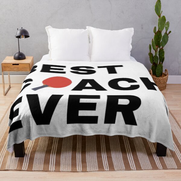 Item preview, Best Coach Ever Table Tennis - Black designed and sold by GymWearDepot.
