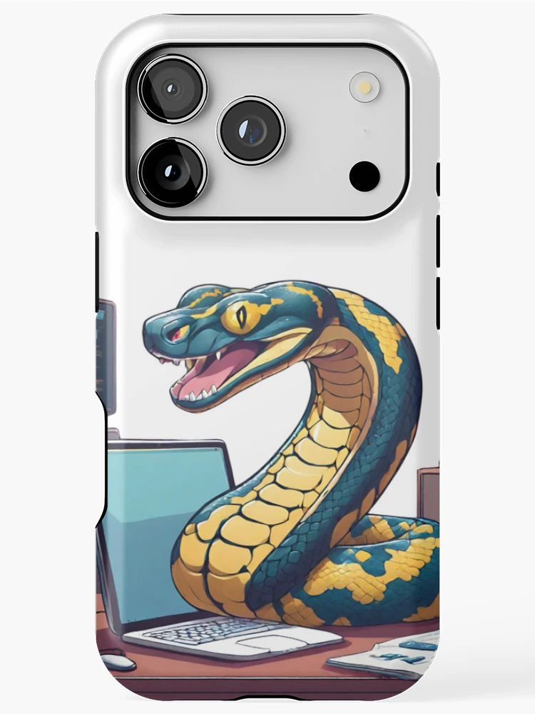 Thumbnail 1 of 4, iPhone Case, Python Program designed and sold by QuarkCanvas.