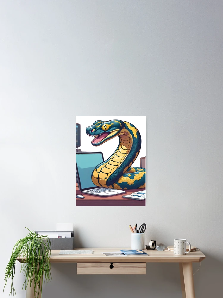 Thumbnail 2 of 3, Poster, Python Program designed and sold by QuarkCanvas.
