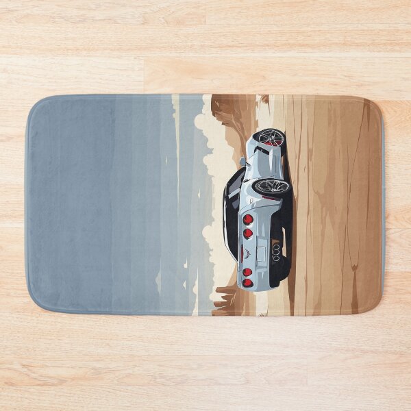 Item preview, Modern American Muscle Car Blue Desert Poster designed and sold by VenZolic.