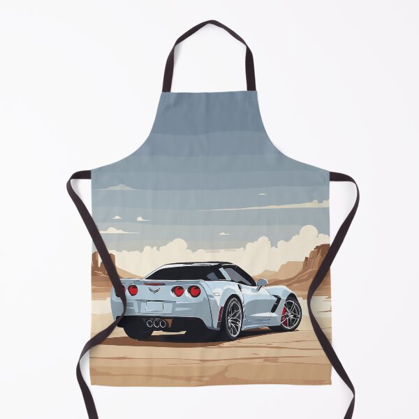 Item preview, Modern American Muscle Car Blue Desert Poster designed and sold by VenZolic.