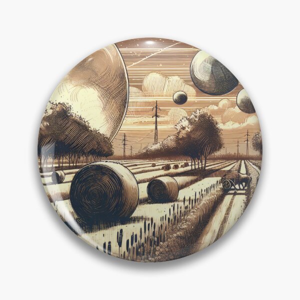 Item preview, Celestial Orbs Above Golden Fields designed and sold by PictorialWhimsy.