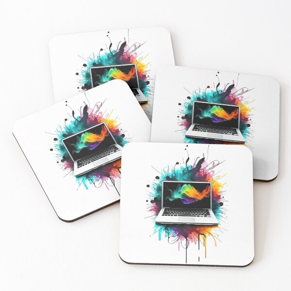 Item preview, Colorful laptop  designed and sold by GeekWardrobe.