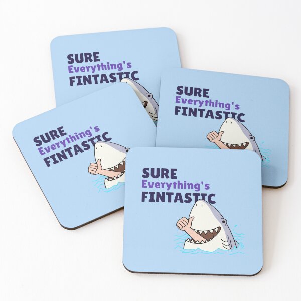 Item preview, FINTASTIC Optimism Sarcastic Shark Lover's designed and sold by ElLocoMus.